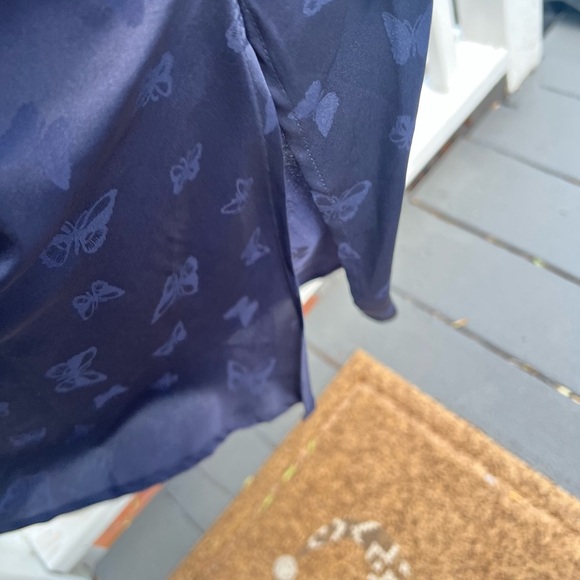 Heidi Klum Intimates Blue Spaghetti Strap Slip Dress - Picture 6 of 11